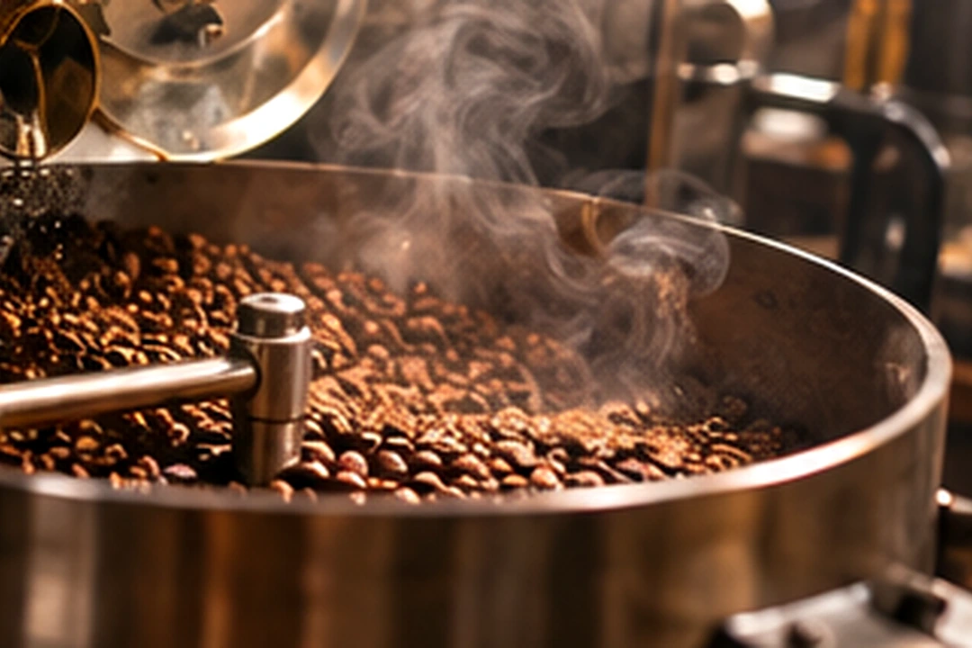 Coffee roasting, illustrative atmosphere